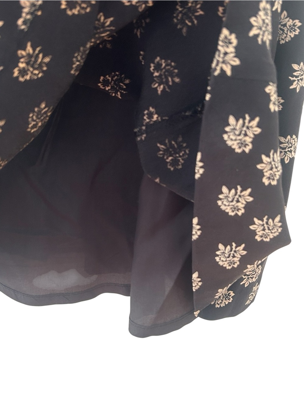 Et Vous Vintage Black Floral Tank Dress - Women's Sleeveless Sundress - Picture 3 of 7